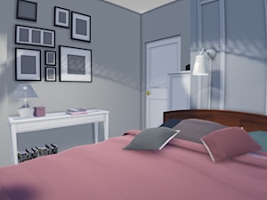 WHITE DREAM - BEDROOM - Sypialnia, styl vintage - zdjęcie od biscuit PROJEKT