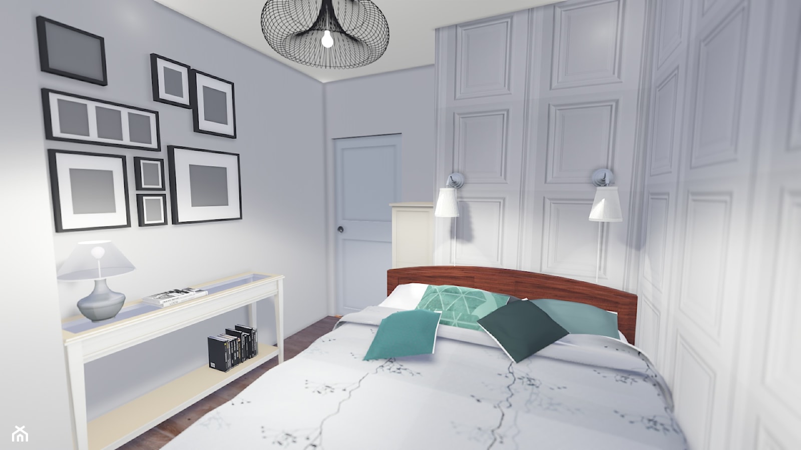 WHITE DREAM - BEDROOM - Sypialnia, styl rustykalny - zdjęcie od biscuit PROJEKT - Homebook