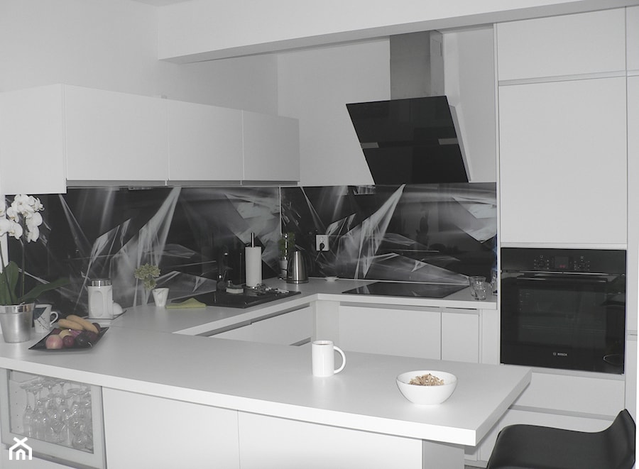 WHITE kitchen - Kuchnia, styl minimalistyczny - zdjęcie od biscuit PROJEKT