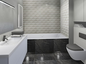 łazienka WAVE - Łazienka, styl nowoczesny - zdjęcie od biscuit PROJEKT