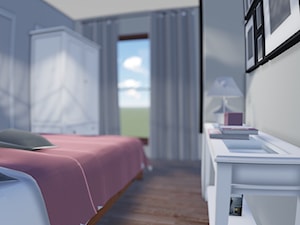 WHITE DREAM - BEDROOM - Sypialnia, styl rustykalny - zdjęcie od biscuit PROJEKT