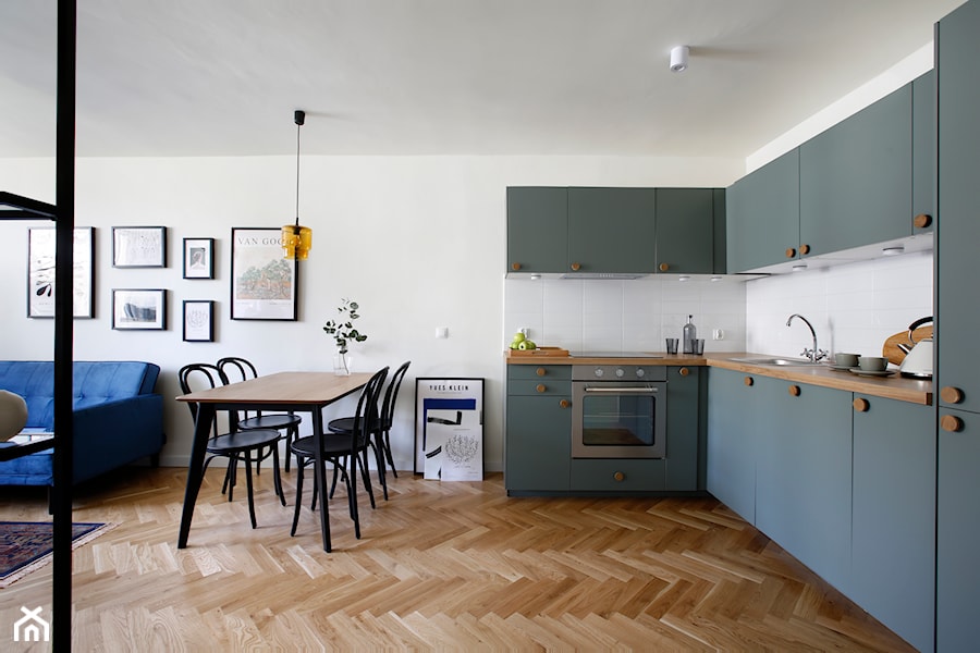 Mieszkanie w Krakowie w stylu vintage - Kuchnia, styl vintage - zdjęcie od TAGstudio