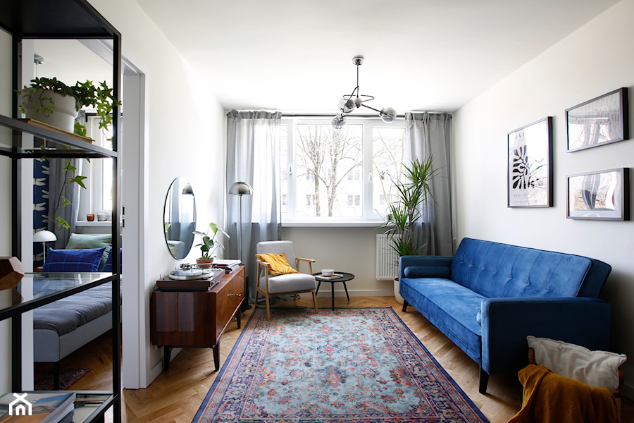 Mieszkanie w Krakowie w stylu vintage - Salon, styl vintage - zdjęcie od TAGstudio