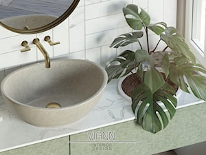 Jasna nowoczesna łazienka - zdjęcie od VIANN Interior Design