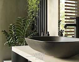 Łazienka z dużym oknem - zdjęcie od VIANN Interior Design - Homebook