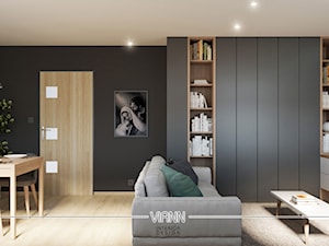 Skandynawsko z kolorem - mieszkanie w Jaworznie - zdjęcie od VIANN Interior Design