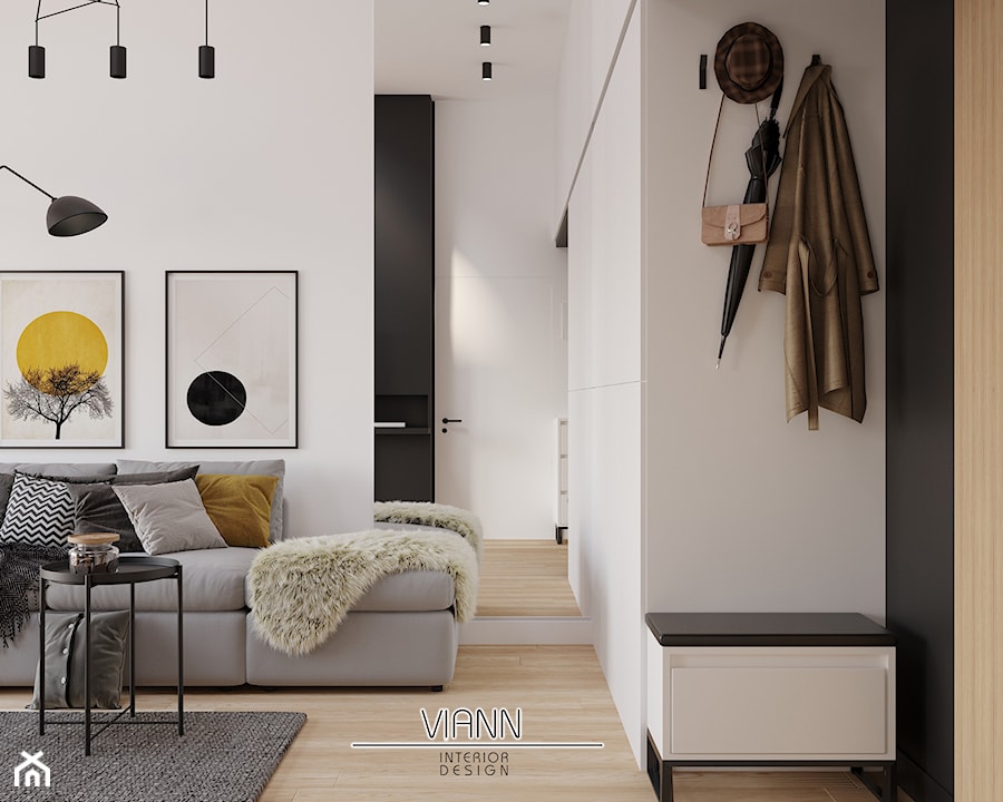 Widok na wejście - zdjęcie od VIANN Interior Design