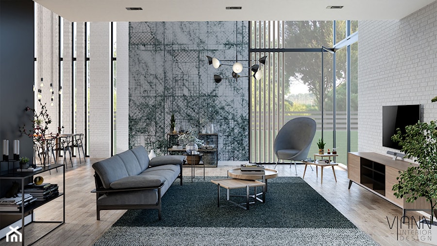 Mid - century modern na Śląsku - zdjęcie od VIANN Interior Design