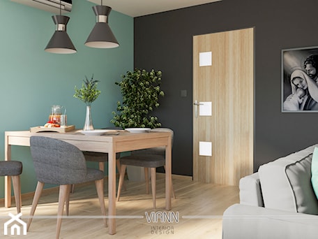 Aranżacje wnętrz - Salon: Skandynawsko z kolorem - mieszkanie w Jaworznie - VIANN Interior Design. Przeglądaj, dodawaj i zapisuj najlepsze zdjęcia, pomysły i inspiracje designerskie. W bazie mamy już prawie milion fotografii!