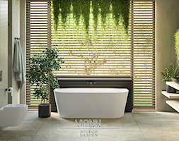 Łazienka z dużym oknem - zdjęcie od VIANN Interior Design - Homebook