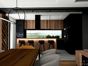 Wnętrza domu jednorodzinnego 5, Jarocin - Kuchnia - zdjęcie od maam projekt