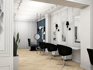 Salon fryzjerski, koncepcja - Wnętrza publiczne - zdjęcie od maam projekt