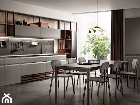 Aranżacje wnętrz - Kuchnia: Industrialna kuchnia od Scavolini - Invita Design . Przeglądaj, dodawaj i zapisuj najlepsze zdjęcia, pomysły i inspiracje designerskie. W bazie mamy już prawie milion fotografii!