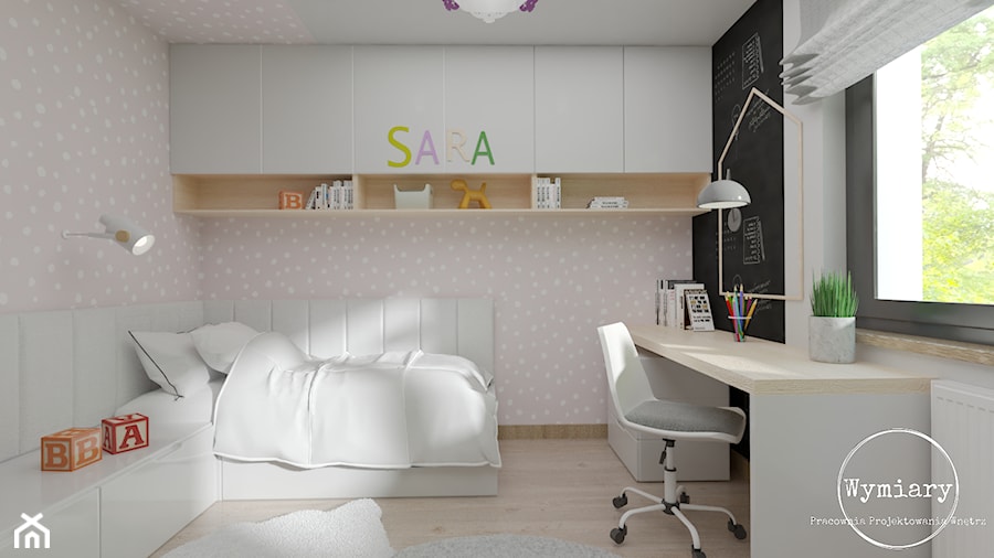 Pokój Sary - zdjęcie od Pracownia projektowania wnętrz Wymiary