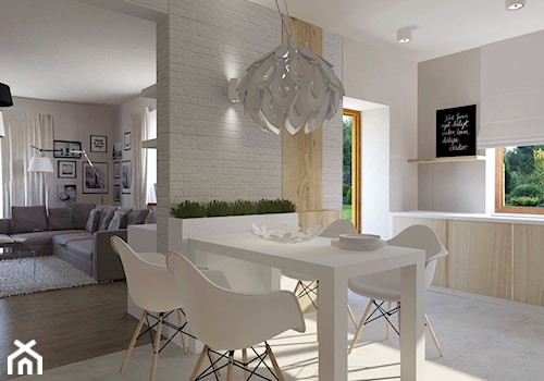Salon - Kuchnia, styl minimalistyczny - zdjęcie od Aleksandra Podsiadła