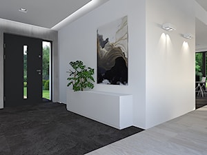 dom Rąbień - Hol / przedpokój, styl minimalistyczny - zdjęcie od Aleksandra Podsiadła