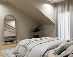 Minimalistyczna przestrzeń, wypełniona domowym ciepłem - Sypialnia, styl minimalistyczny - zdjęcie od Lume design studio - Homebook