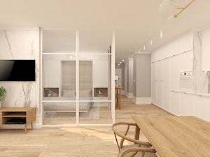 Apartament z przeszkleniem - zdjęcie od Magda Ciurkot Architektura Wnętrz