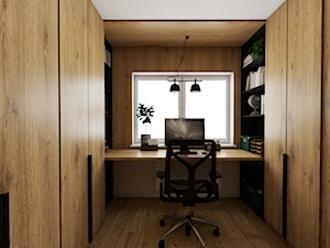 Sypialnia z miejscem do pracy - zdjęcie od Magda Ciurkot Architektura Wnętrz