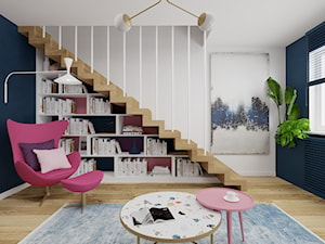 Kolorowe mieszkanie dwupoziomowe - zdjęcie od Magda Ciurkot Architektura Wnętrz