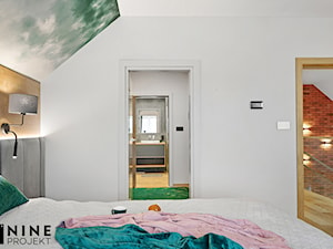 sypialnia w kolorze zieleni - zdjęcie od nineprojekt