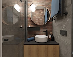 Mała łazienka w klimacie loft - zdjęcie od nineprojekt - Homebook