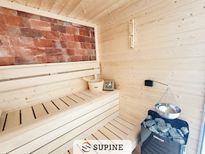 Sauna domowa ze ścianką solną