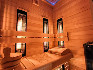 Sauna fińska + infrared usytuowana w łazience
