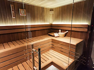 Sauna domowa w drewnie z lipy termowanej