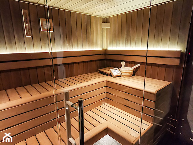 Sauna domowa w drewnie z lipy termowanej