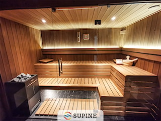 Sauna domowa w drewnie z lipy termowanej