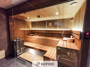 Sauna wewnętrzna combi drewno termowane - zdjęcie od Supine