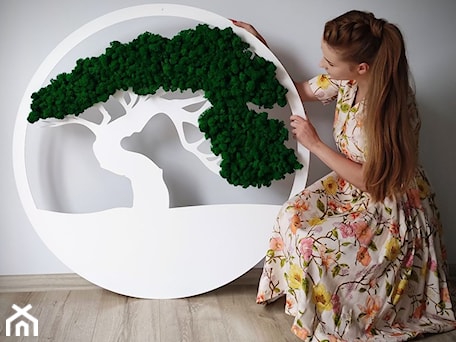 Aranżacje wnętrz - Salon: Obraz drzewo bonsai z mchu chrobotka - DecorSense. Przeglądaj, dodawaj i zapisuj najlepsze zdjęcia, pomysły i inspiracje designerskie. W bazie mamy już prawie milion fotografii!