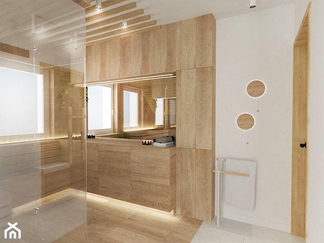łazienka duża z sauną