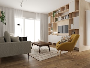 Mieszkanie w Poznaniu - Salon, styl nowoczesny - zdjęcie od TUM studio