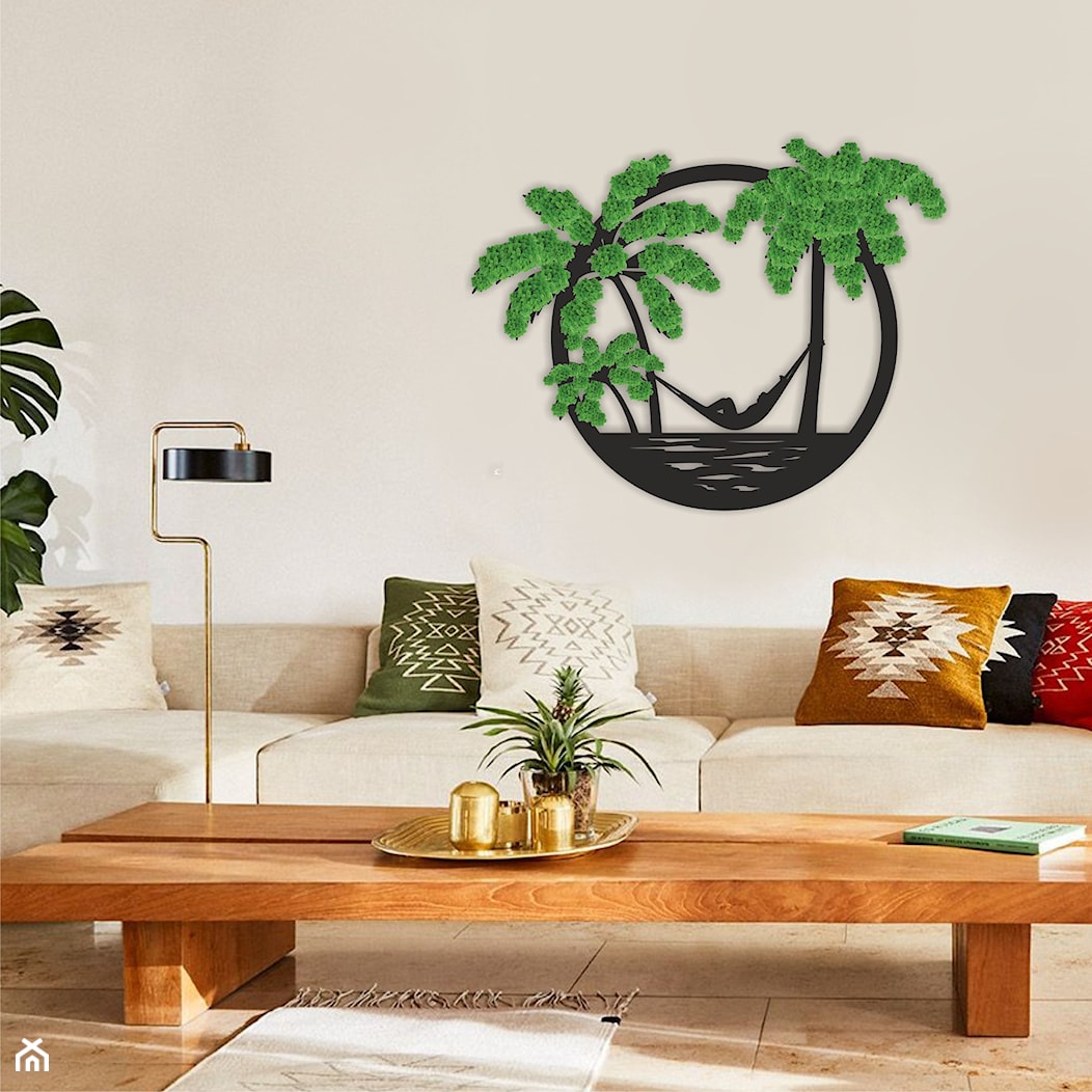 Dekoracje z mchem " Palmy " - zdjęcie od Kornik Meble i dekoracje do wnętrz - Homebook