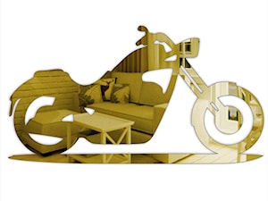 Lustro Akrylowe Złote ” Motor Chopper „ - zdjęcie od Kornik Meble i dekoracje do wnętrz