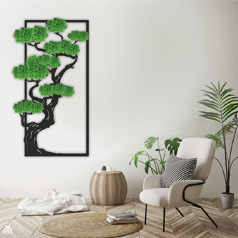 Dekoracje z mchem " Drzewo " - zdjęcie od Kornik Meble i dekoracje do wnętrz