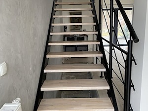 schody drewniane industrialne loftowe metalowe - zdjęcie od reedo schodydesign