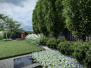 OGRÓD MINIMALISTYCZNY - Ogród, styl minimalistyczny - zdjęcie od Pracownia Projektowa Milena Skalik