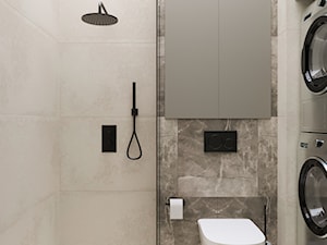 Projekt 4 - Mała z pralką / suszarką łazienka, styl nowoczesny - zdjęcie od Sofia Miro
