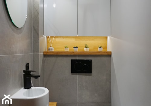 Cudowna przemiana - Mała łazienka, styl industrialny - zdjęcie od Zrób Mi Wnętrze