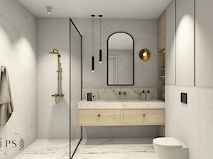 Jasna, minimalistyczna łazienka - zdjęcie od piękno stylu
