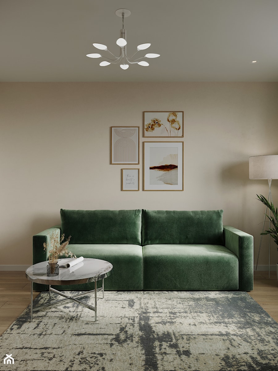 Nowoczesny apartament rodzinny - Salon, styl nowoczesny - zdjęcie od Iryna Bohun
