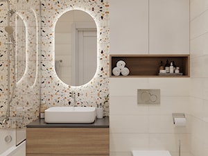 Nowoczesny apartament rodzinny - Średnia bez okna łazienka, styl nowoczesny - zdjęcie od Iryna Bohun