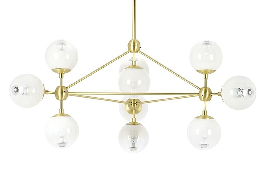 Inspirowane Roll & Hill Modo Chandelier 3 Sided 10 Globes - zdjęcie od Inspirowane.eu