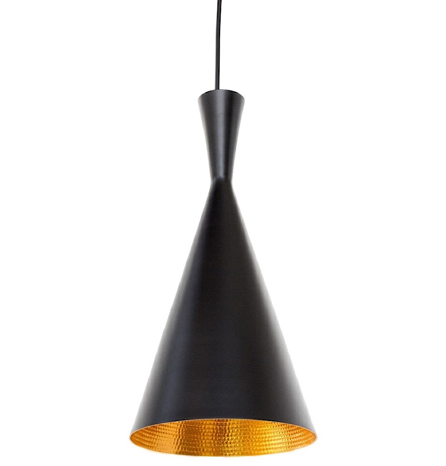 Inspirowane Tom Dixon Beat Tall Pendant Black - zdjęcie od Inspirowane.eu