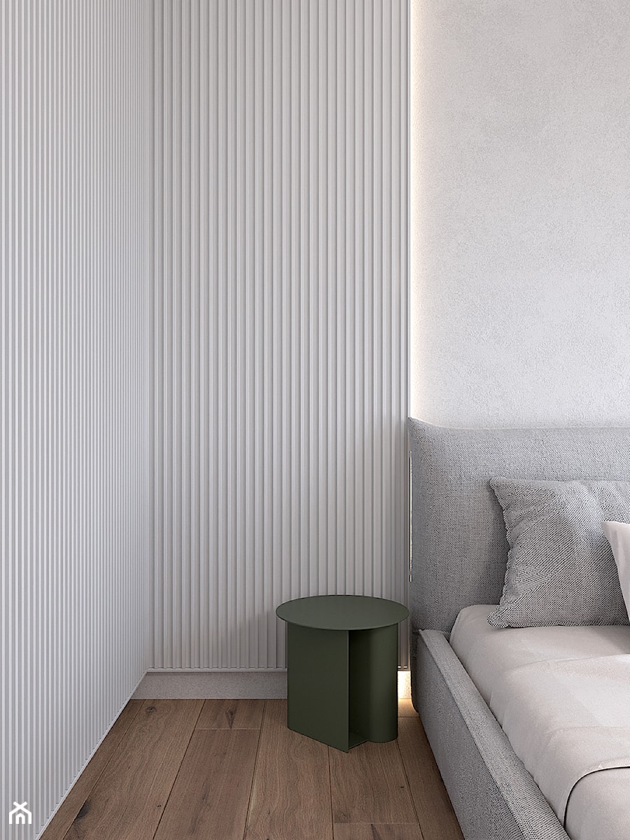 D495 Dom w Krakowie - Sypialnia, styl minimalistyczny - zdjęcie od Mist Architects