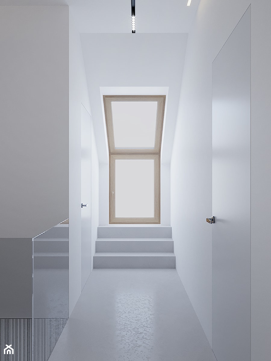 D557 Dom w Bibicach - Hol / przedpokój, styl nowoczesny - zdjęcie od Mist Architects