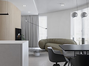 M558 Mieszkanie w Krakowie - Salon, styl nowoczesny - zdjęcie od Mist Architects